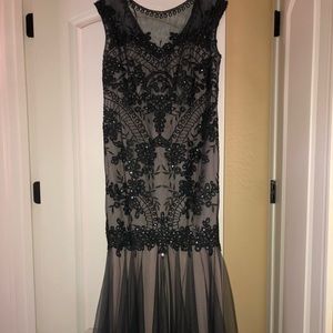 Embroidered Prom Dress - size 16
